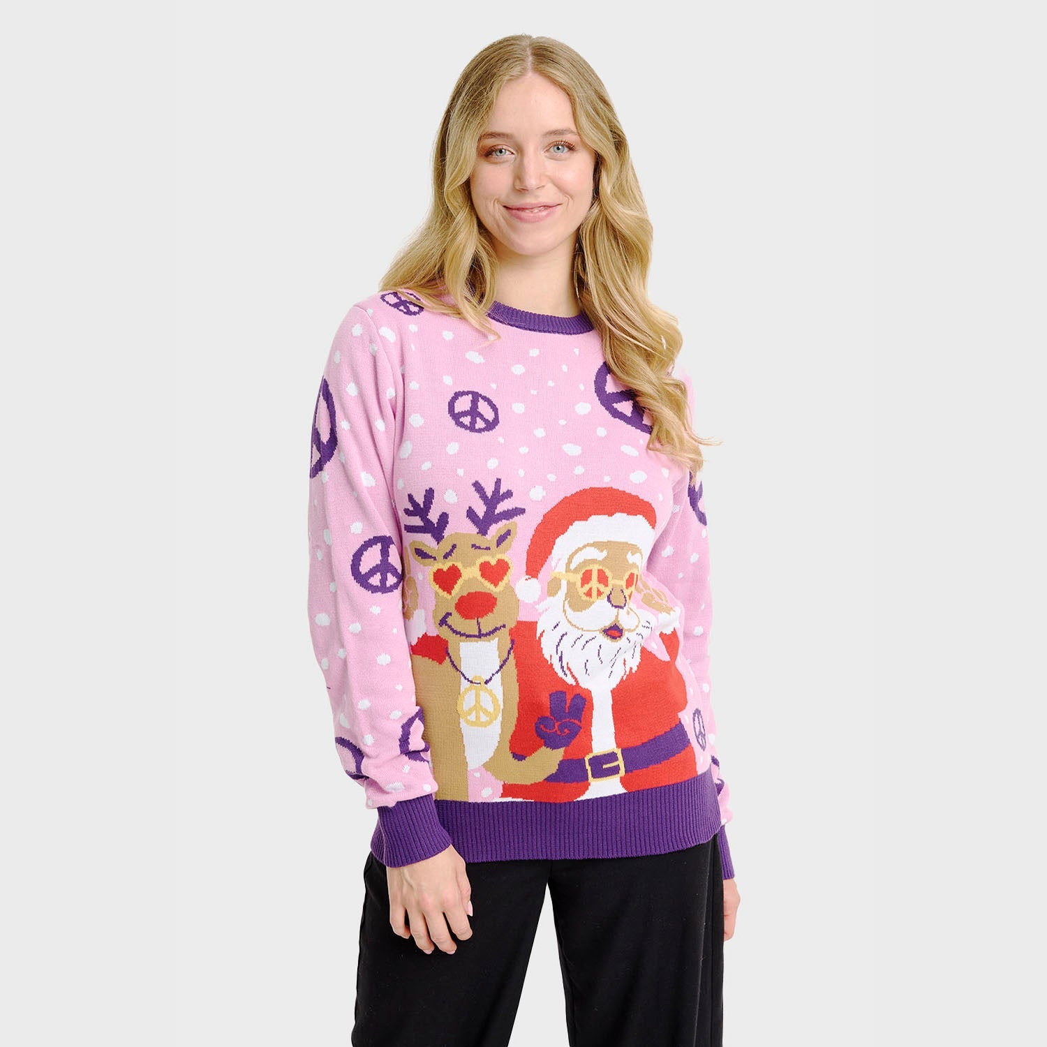 Hippie Christmas Sweater β Women
